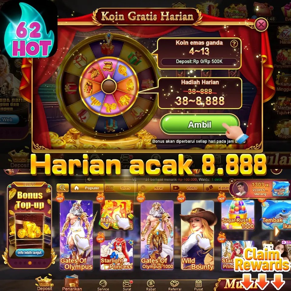 62hot APK Resmi Unduh